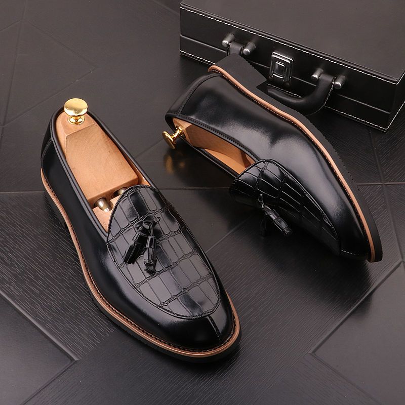 London Style Leather Loafers