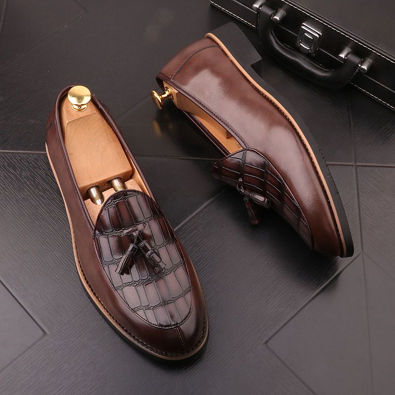 London Style Leather Loafers