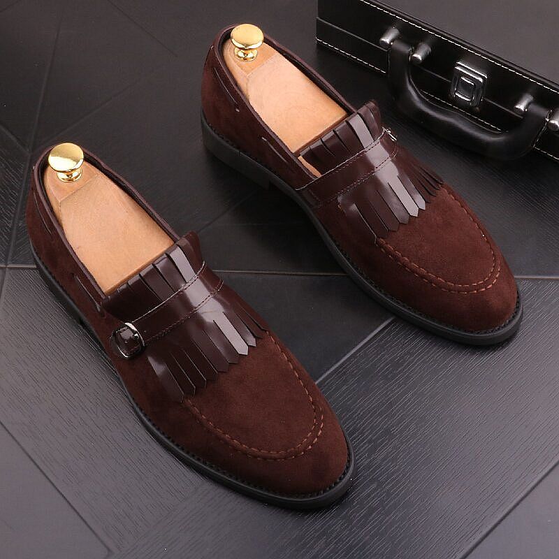 Minimalist Leather Slip-On Loafers