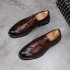 Formal Carved Brogue Dress Shoes