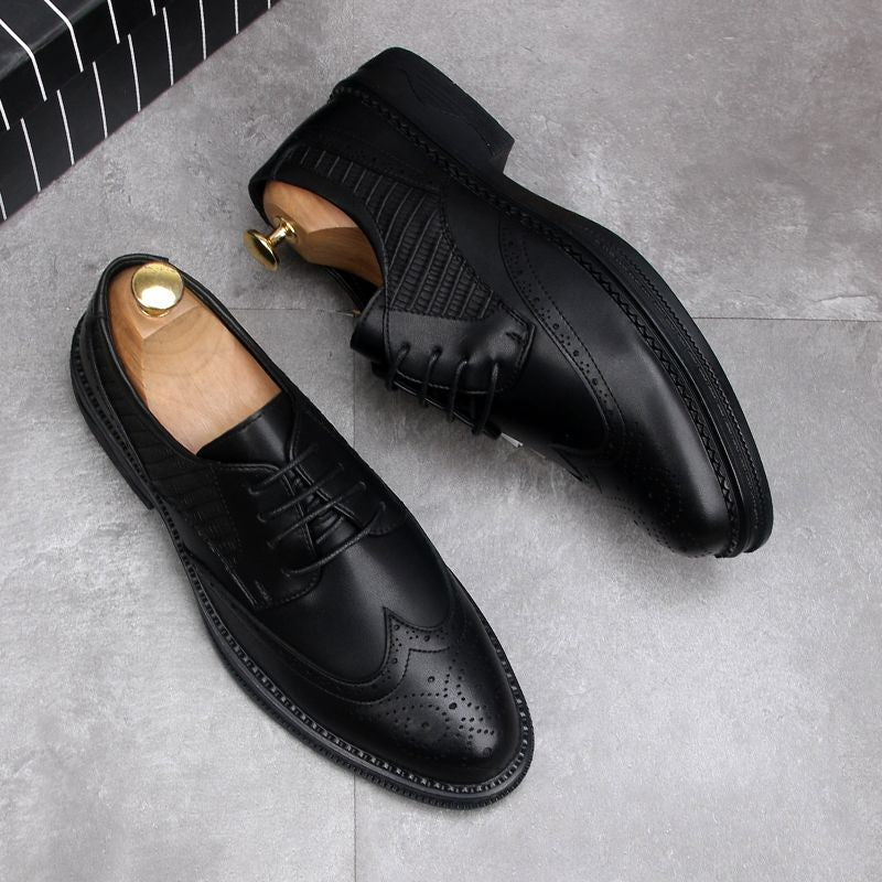 Formal Carved Brogue Dress Shoes