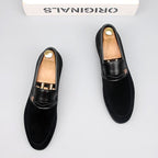 Modern Pea-Beaded Loafers