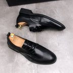 Modern Fit Leather Oxfords